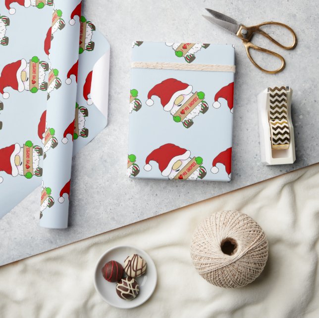 Papier Cadeau Noël Gnome (Artisanat)