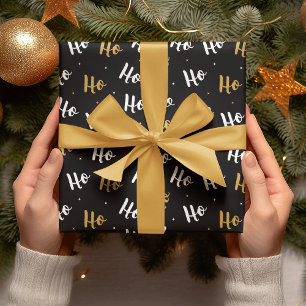Papier Cadeau Noël Ho Ho Ho Vacances