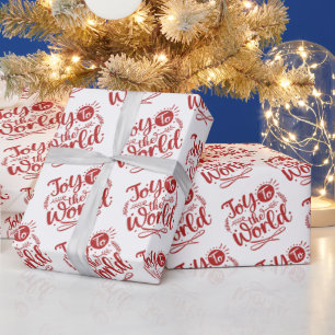 Papier Cadeau Noël Joie aux Fêtes du Monde