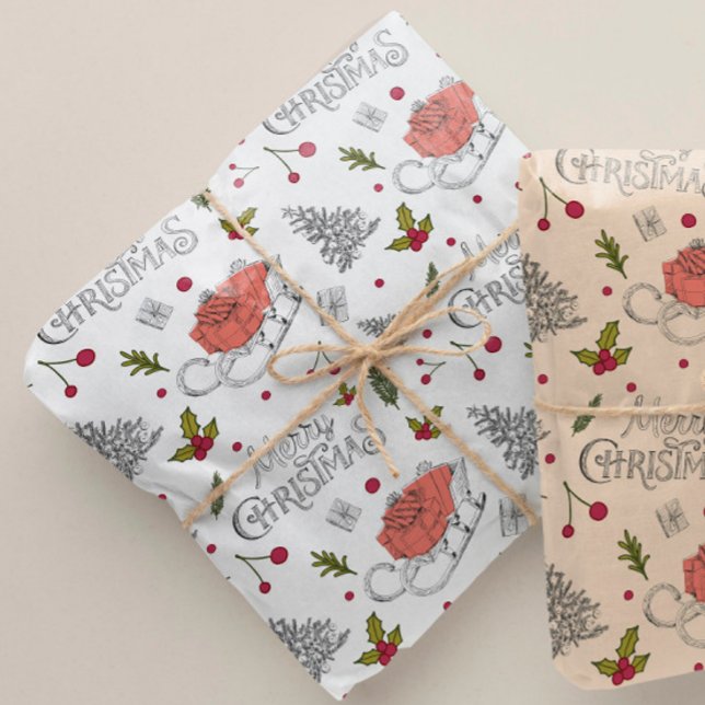 Papier Cadeau Noël mignon (Créateur téléchargé)