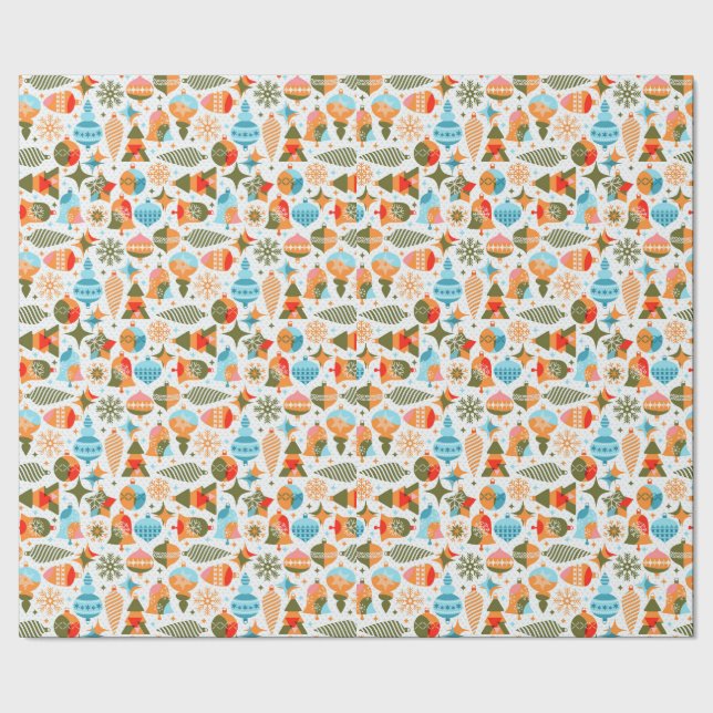 Papier Cadeau Noël moderne (Couture)