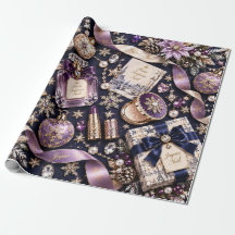 Noël Navy Violet Parisien