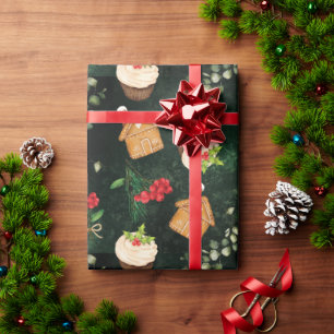 Papier Cadeau Noël Noël Noël Noël Jour férié cadeau Vintage sais