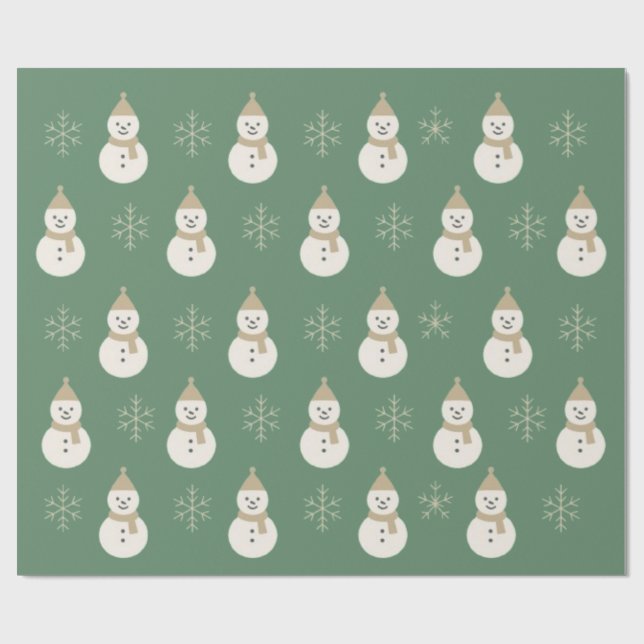 Papier Cadeau Noël nordique (Plat)
