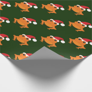 Papier Cadeau Noël orange de nouveauté de bande dessinée de