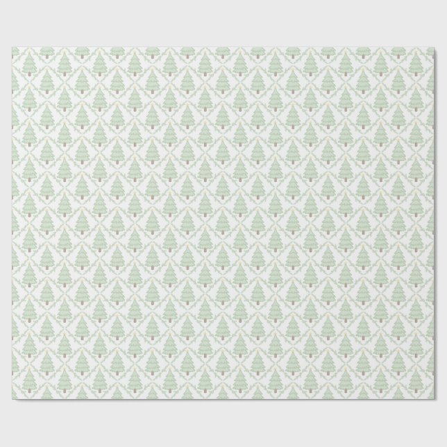 🎄 Papier cadeau Noël pastel merveilleux 🎁 (Plat)