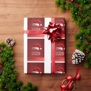 Papier Cadeau noël paysage enneigé