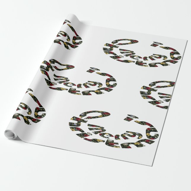 Papier Cadeau Noël pétillant (Déroulé)