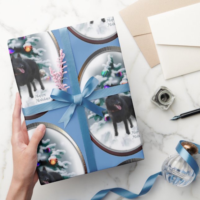 Papier Cadeau Noël Schipperke (Cadeaux)