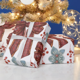 Papier Cadeau Noël Super rose chaud