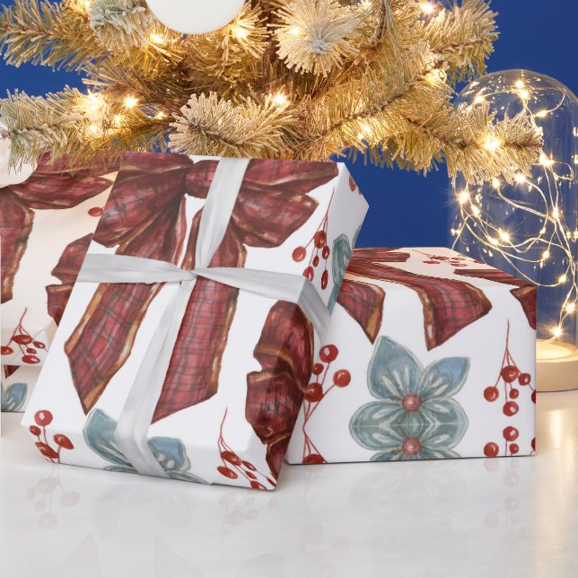 Papier Cadeau Noël Super rose chaud (Vacances)