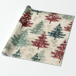 Papier Cadeau Noël Super rose chaud