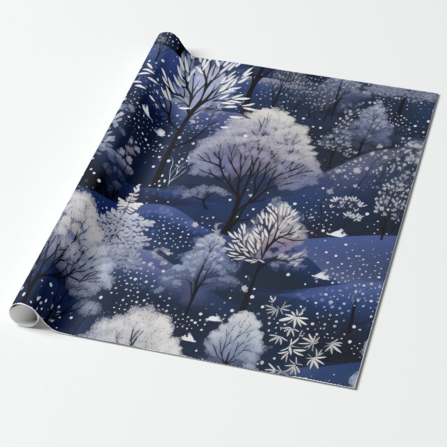 Papier Cadeau Noël Super rose chaud (Déroulé)