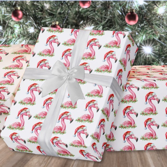 Papier Cadeau Noël sur une plage tropicale (Tropical Beach Christmas Wrapping Paper )