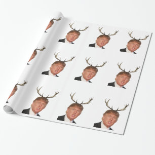 Papier Cadeau Noël Trump : Monsieur le Président, cerf