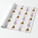 Papier Cadeau Noël Unicorne Santa Hat Gold Parties scintillant A<br><div class="desc">Une adorable licorne de Noël portant un chapeau de Père Noël debout à côté d'un faux arbre de Noël en parties scintillant d'or. Parfait pour tous ceux qui aiment les licornes mignonnes. Design idéal pour tous ceux qui aiment la magie de Noël et les licornes ! Customisez le nom et...</div>