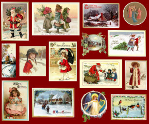 Papier Cadeau Noel Vintage Zazzle Fr