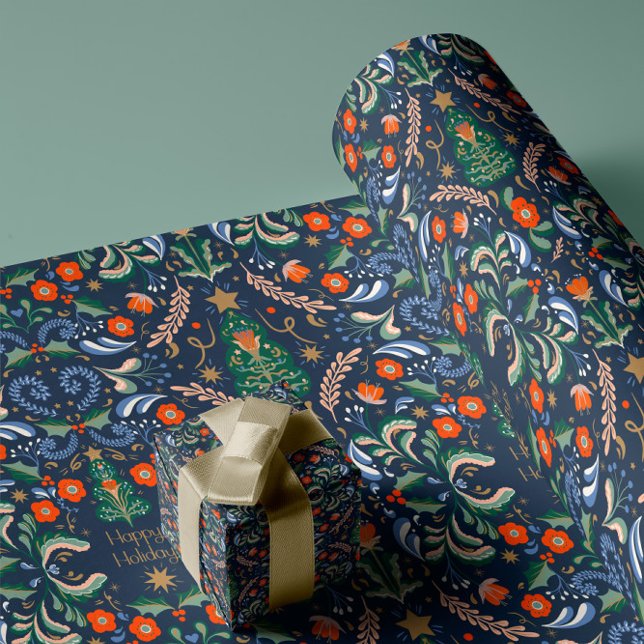 Papier Cadeau Noël vintage rétro (Créateur téléchargé)