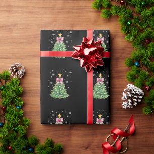 Papier Cadeau Noeud pour sapin de Noël Xmas Fêtes