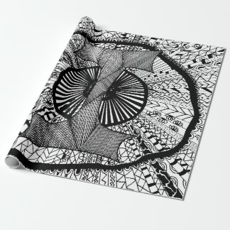 Papier Cadeau Noeuds d'enveloppement de silence