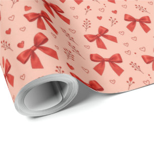 Papier Cadeau Nœuds du jour de la fête des mères