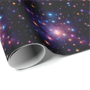 Papier Cadeau Noir céleste