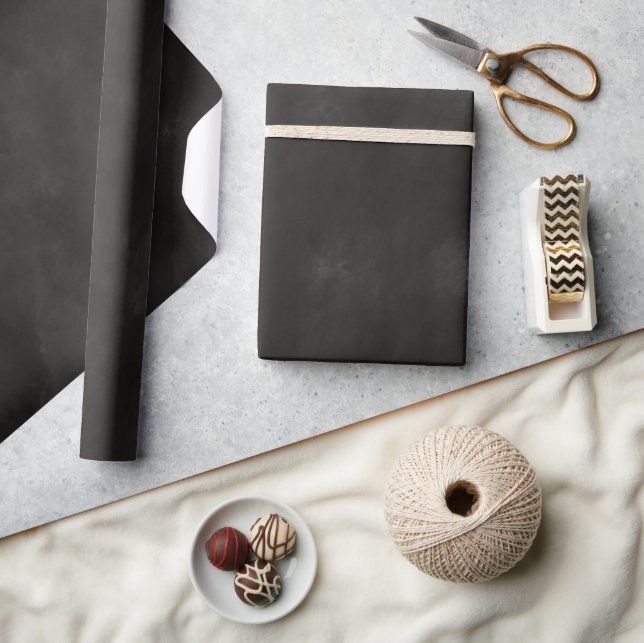 Papier Cadeau Noir Chic (Artisanat)