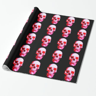 Papier Cadeau Noir et Rouge Noël