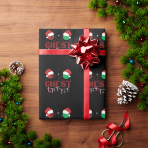 Papier Cadeau Noix de poitrine Noël Correspondance Couples de No