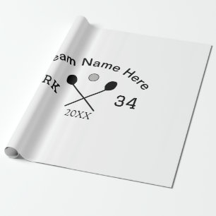 Papier Cadeau Nom de l'équipe ici ajouter le nom paddle golf à b