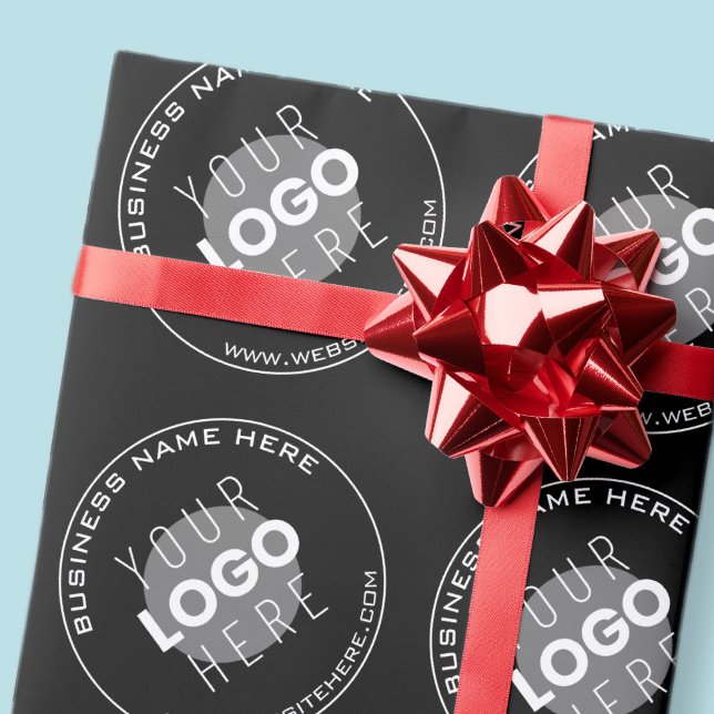 Papier Cadeau Nom de votre entreprise, site Web + image téléchar (Créateur téléchargé)