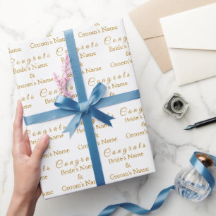 Papier Cadeau Nom des félicitations personnalisées ! sur Luxor G