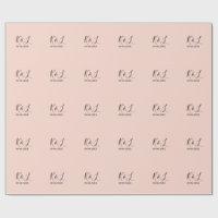 nom du couple de mariage lettre date fond pastel r