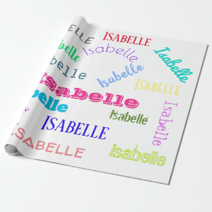 Papier Cadeau Nom HAMbWG