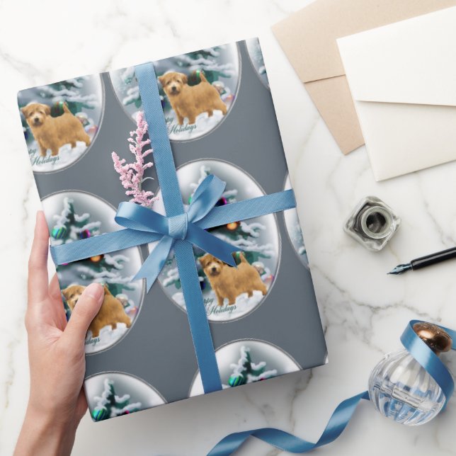 Papier Cadeau Norfolk Terrier Noël (Cadeaux)