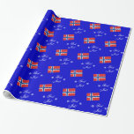 Papier Cadeau Norwegian Christmas God Jul papier d'enveloppement<br><div class="desc">Papier d'enveloppement personnalisé 'God Jul' de Noël norvégien. "God Jul" (prononcé gooo-yewl),  est la façon norvégienne de dire "Joyeux Noël !" Célébrez votre patrimoine avec ce papier cadeau très spécial. Vous pouvez modifier le texte pour ajouter un nom,  ou le customiser comme vous le souhaitez :)</div>