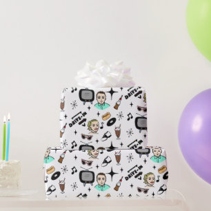 Papier Cadeau Nostalgic Retro 1950's Style