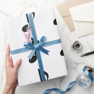 Papier Cadeau Note de musique minimaliste – Style pinceau à encr