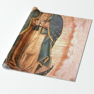 Papier Cadeau Notre-Dame De Guadalupe Vintage