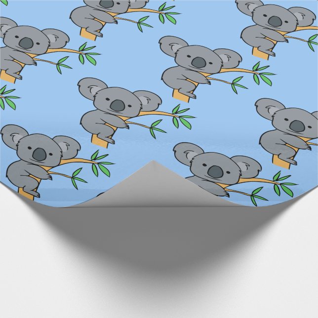 Papier Cadeau Nounours Koala (Coin)