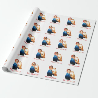 Papier Cadeau Nous Pouvons Le Faire Rosie Riveter Femmes 2ÈME GU