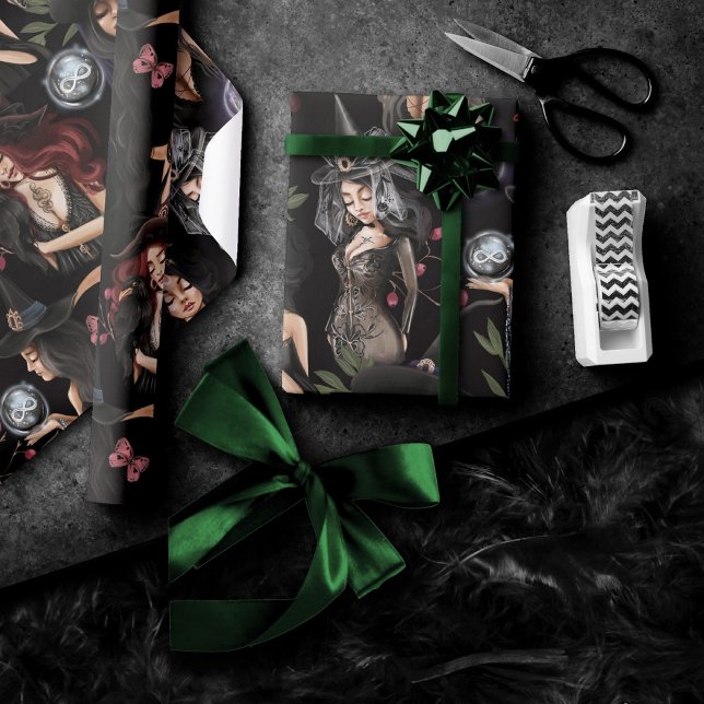 Papier Cadeau Nous sommes les filles des sorcières que vous ne p (Créateur téléchargé)