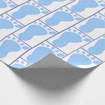 Nouveau-né Bébé Garçon Bleu empreinte pied