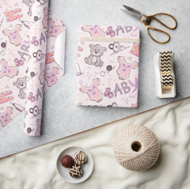 Papier Cadeau Nouveaux Nounours pour bébés (Artisanat)