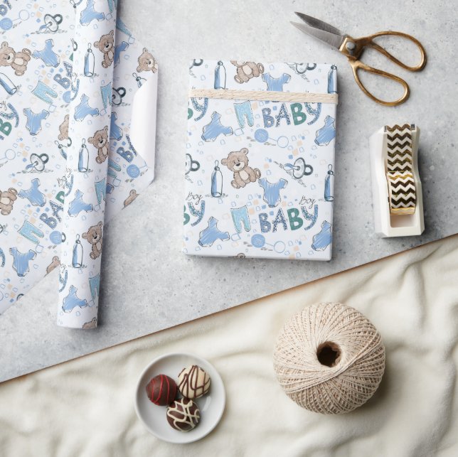 Papier Cadeau Nouveaux Nounours pour bébés (Artisanat)