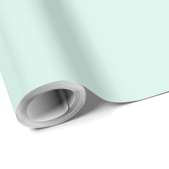 Papier Cadeau Nuage de Menthe (Coin rond)