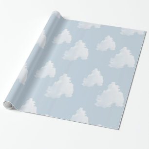 Papier Cadeau Nuages Blue Skies