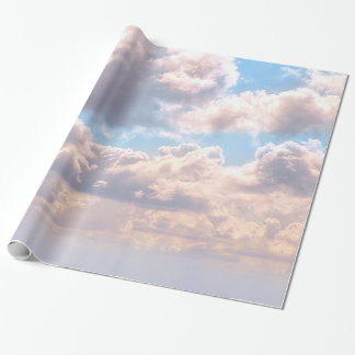 Papier Cadeau Nuages dans le papier enveloppant du ciel