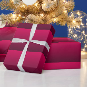 Papier Cadeau Nuances de dégradé de vin de Bourgogne riche 