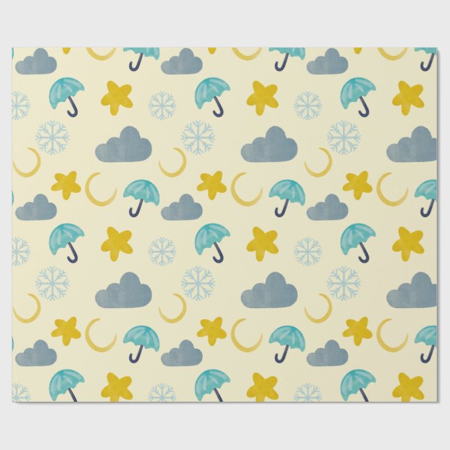 Papier Cadeau Nuit (Plat)